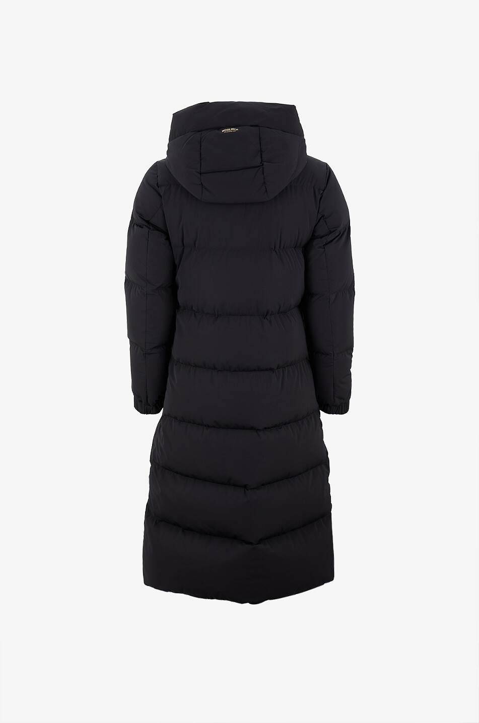 WOOLRICH Lange Daunenjacke aus mattem Funktionsstoff Cloud Damen SCHWARZ 2