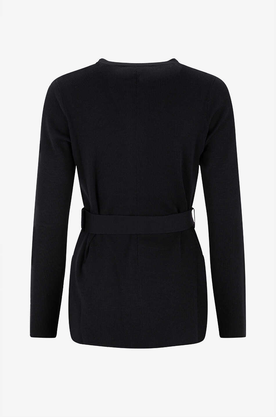 LUISA SPAGNOLI Strickjacke aus Jersey mit aufgesetzten Taschen Masia Damen SCHWARZ 2