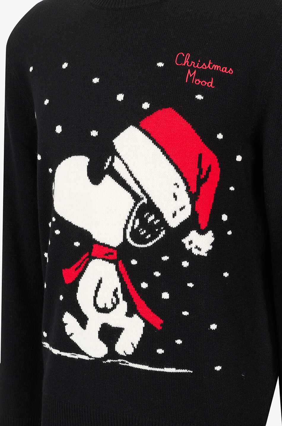 MC2 SAINT BARTH Gerippter Strickpullover mit Rundhalsausschnitt Herren SCHWARZ 3