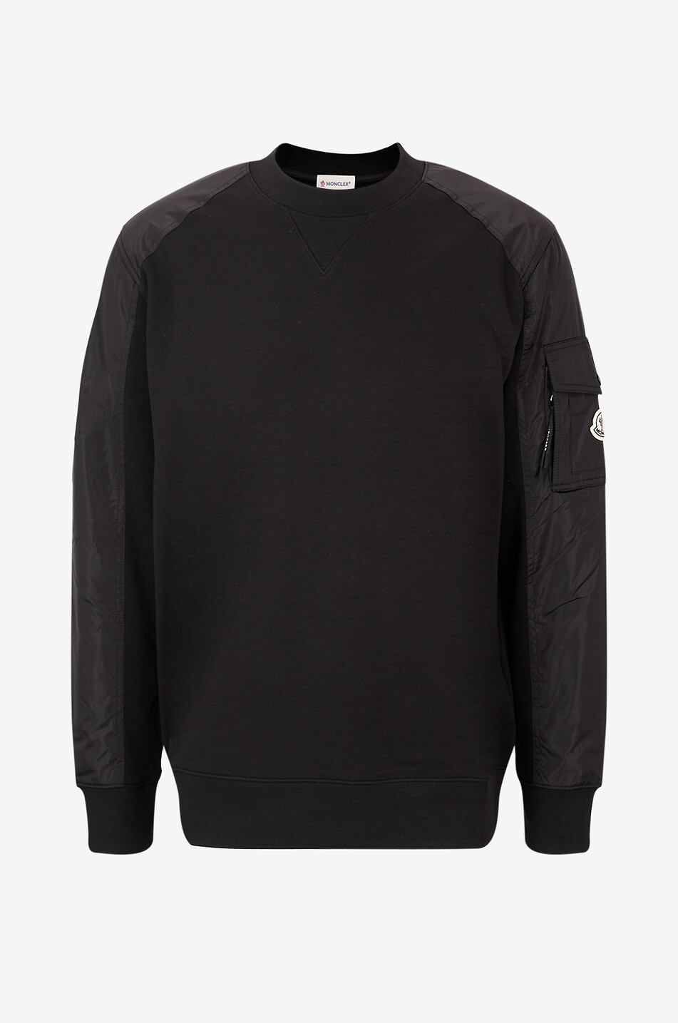 Sweat-shirt en molleton à col rond