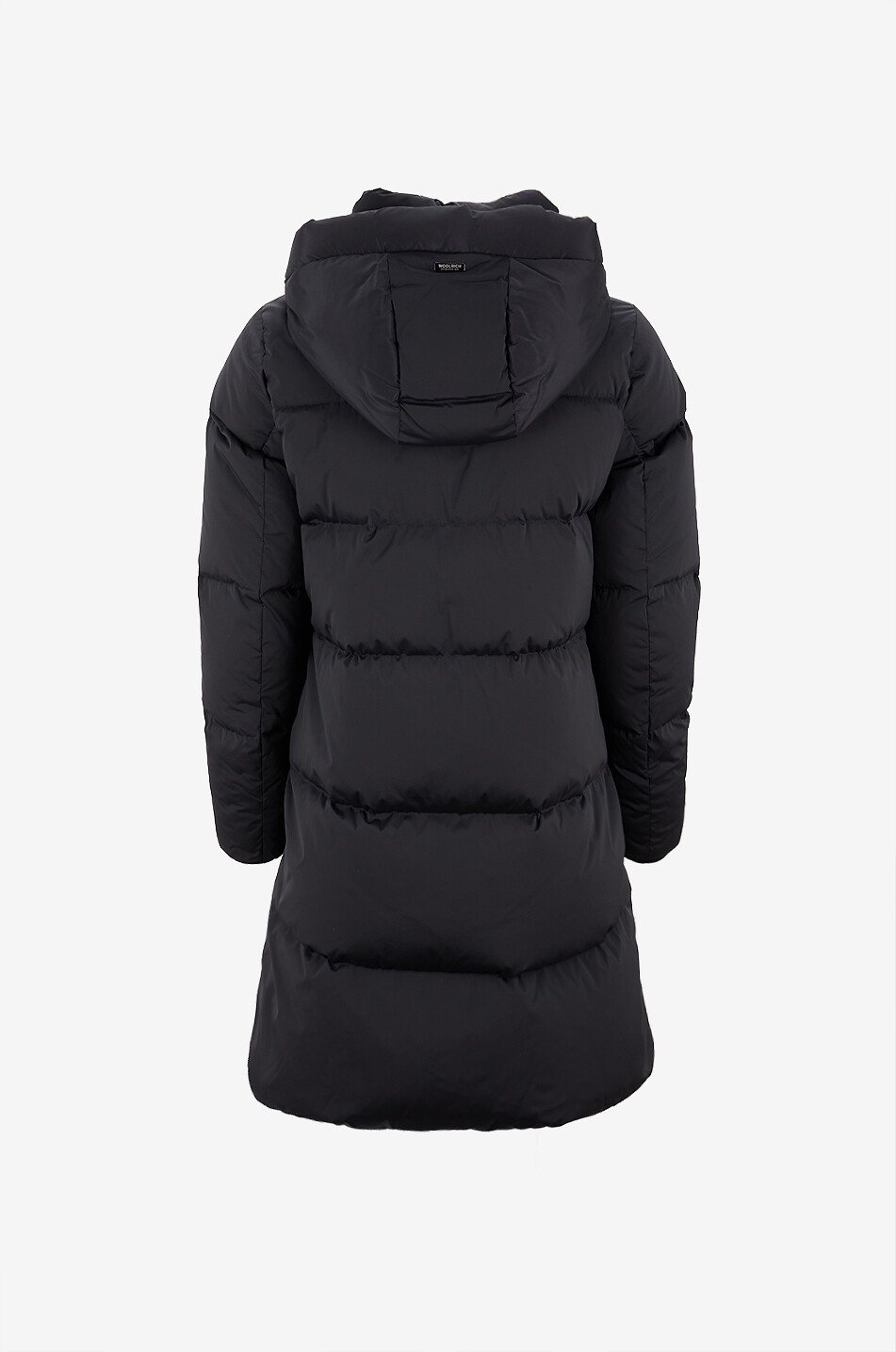 WOOLRICH Kelly technical fabric mid-length quilted puffer jacket Women BLACK 2