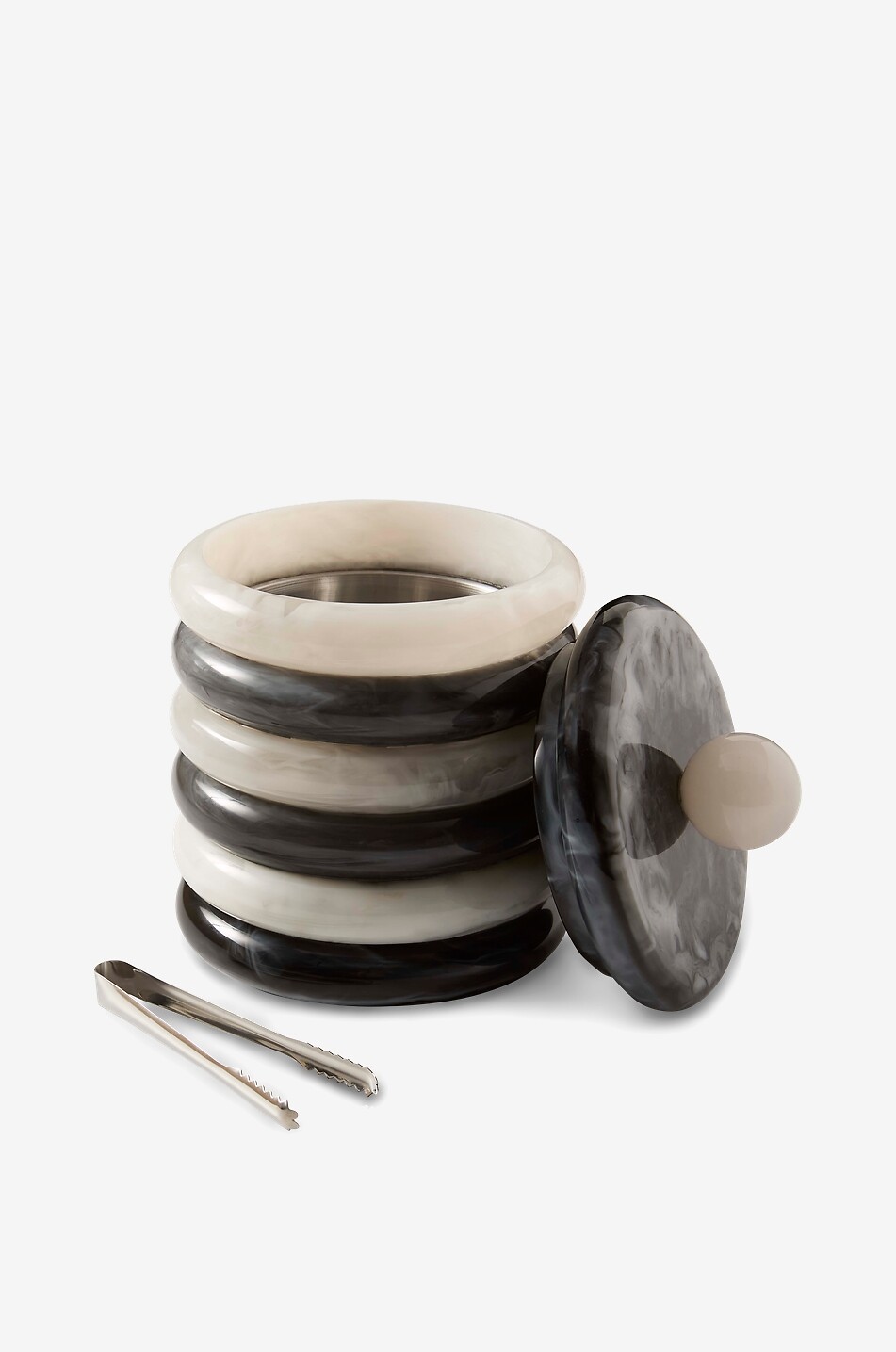 JONATHAN ADLER Seau à glace cylindrique rayé Como Maison MULTICOLORE 2