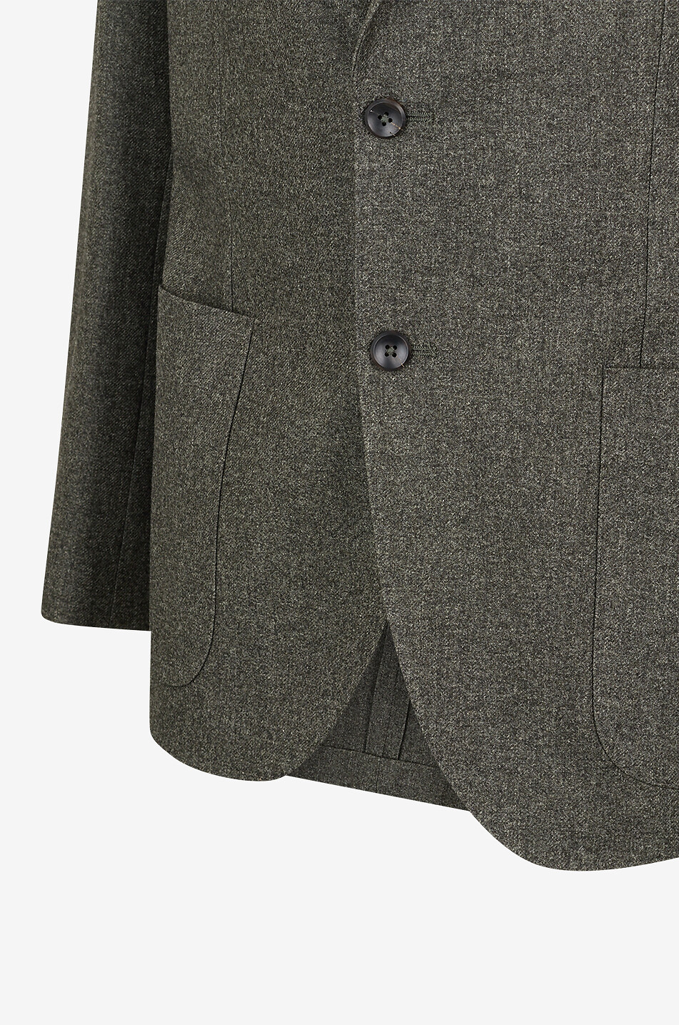 NINO GIAMPAOLO Veste de costume à col à revers Homme VERT MOYEN 3