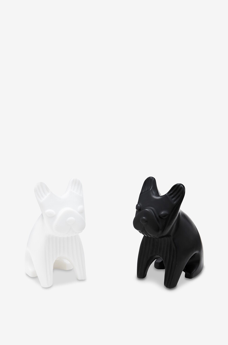 JONATHAN ADLER Salière et poivrier en porcelaine French Bulldog Maison MULTICOLORE 1