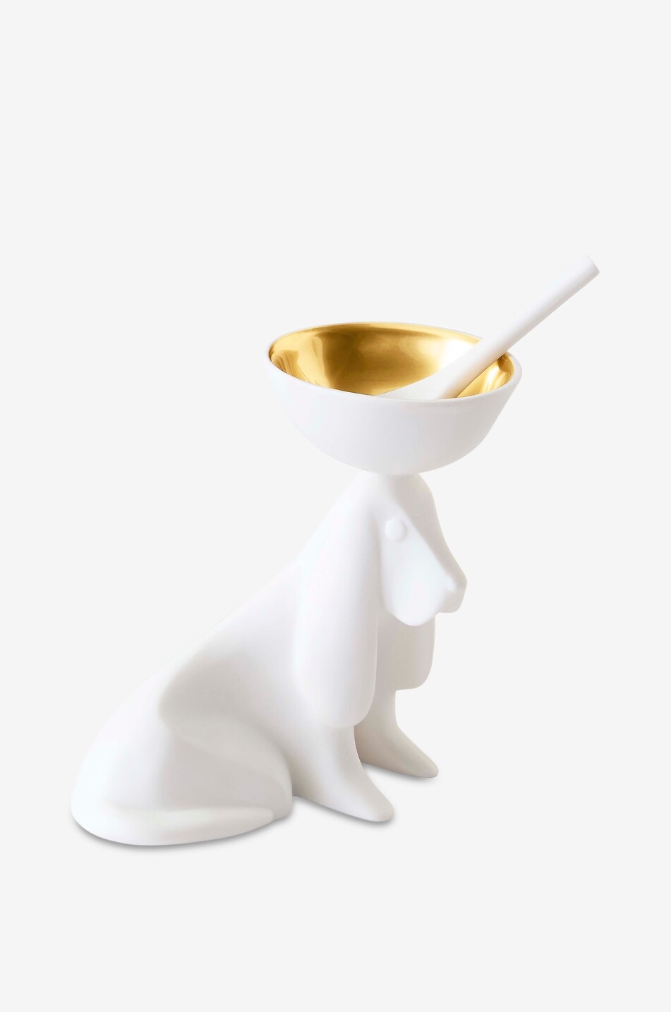 JONATHAN ADLER Salière et poivrière en forme de teckel Dachshund Maison BLANC 2