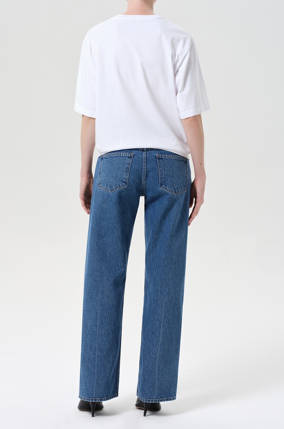 AGOLDE Jean décontracté taille basse Lor Rise Loose Charge Femme BLEU 3