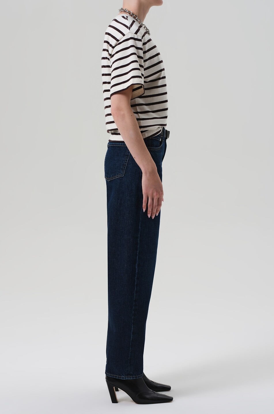 CITIZENS OF HUMANITY Miro Medina relaxed barrel leg jeans Women DARK BLUE 5