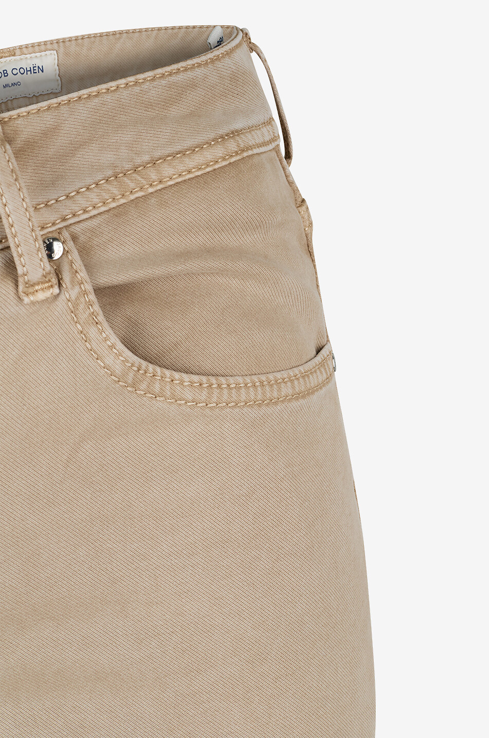 JACOB COHEN Schlanke Jeans aus Leinen Herren Mittle beige 3