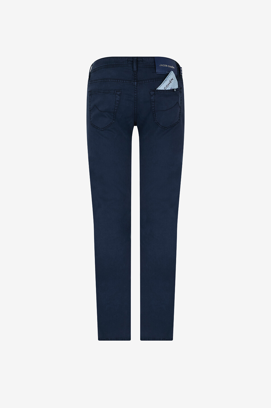 JACOB COHEN Schlanke Jeans aus Leinen Herren DUNKELBLAU 2