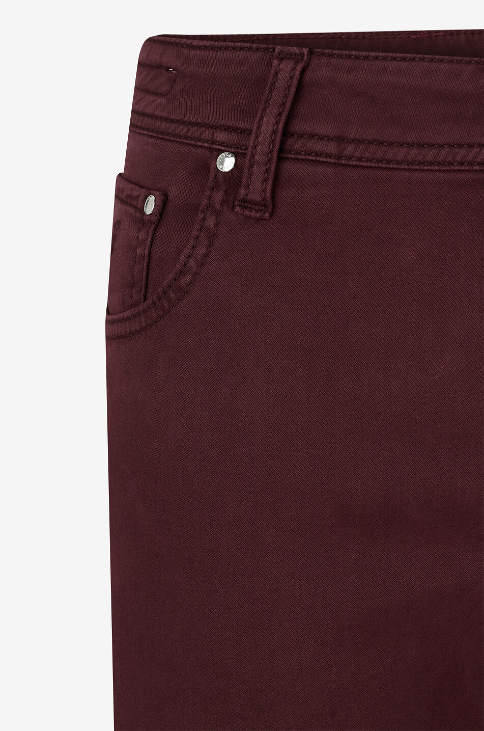 JACOB COHEN Schlanke Jeans aus Leinen Herren MITTELROT 3