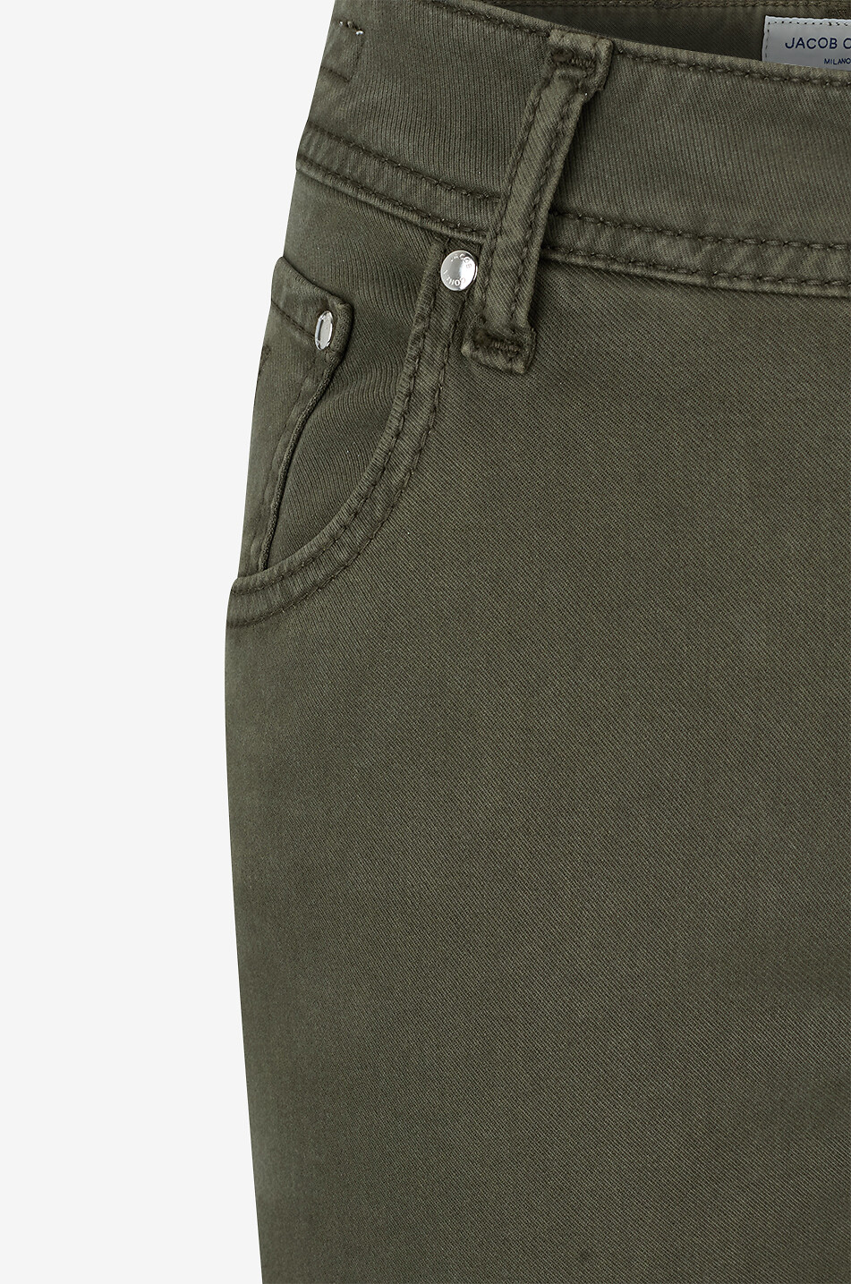 JACOB COHEN Schlanke Jeans aus Leinen Herren MITTELGRÜN 3