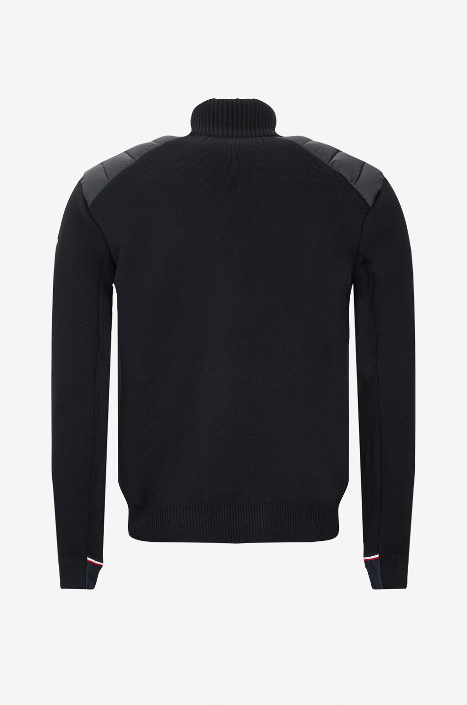 MONCLER GRENOBLE Cardigan à col montant en coton Homme NOIR 2