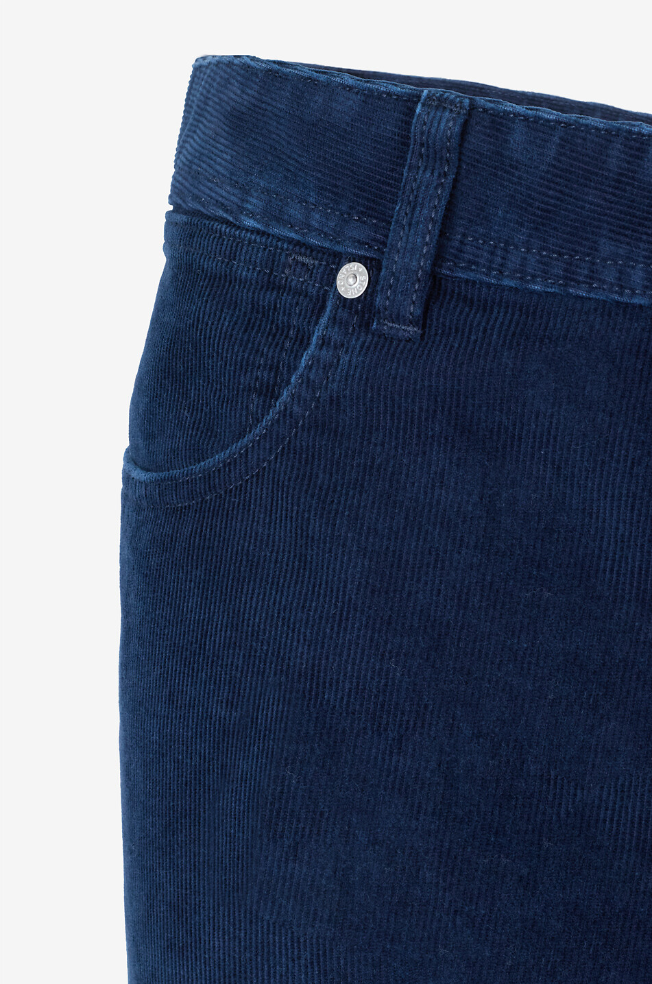 STONE ISLAND Straight corduroy trousers Men DARK BLUE 3