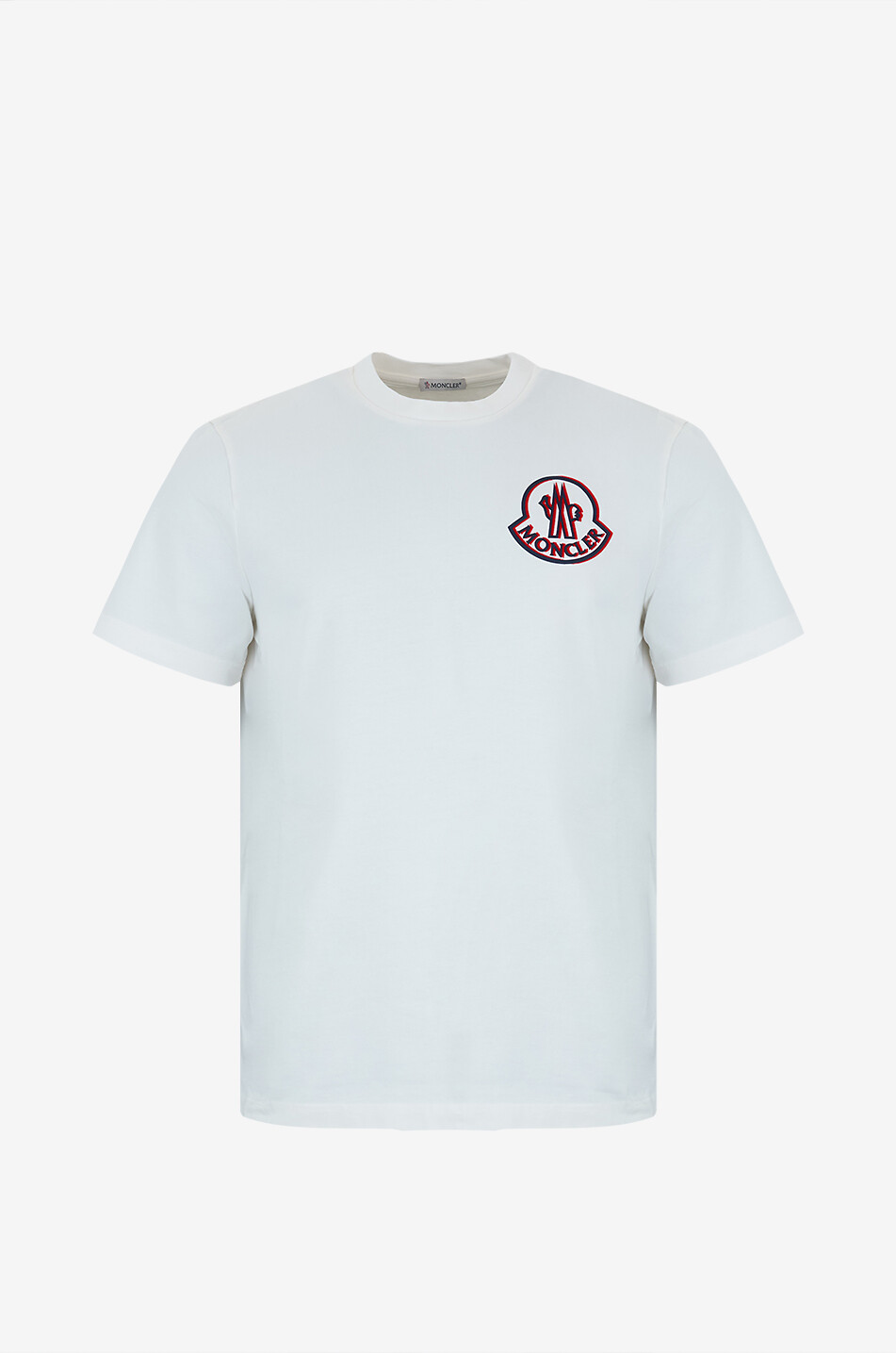 Embroidered jersey round neck t-shirt