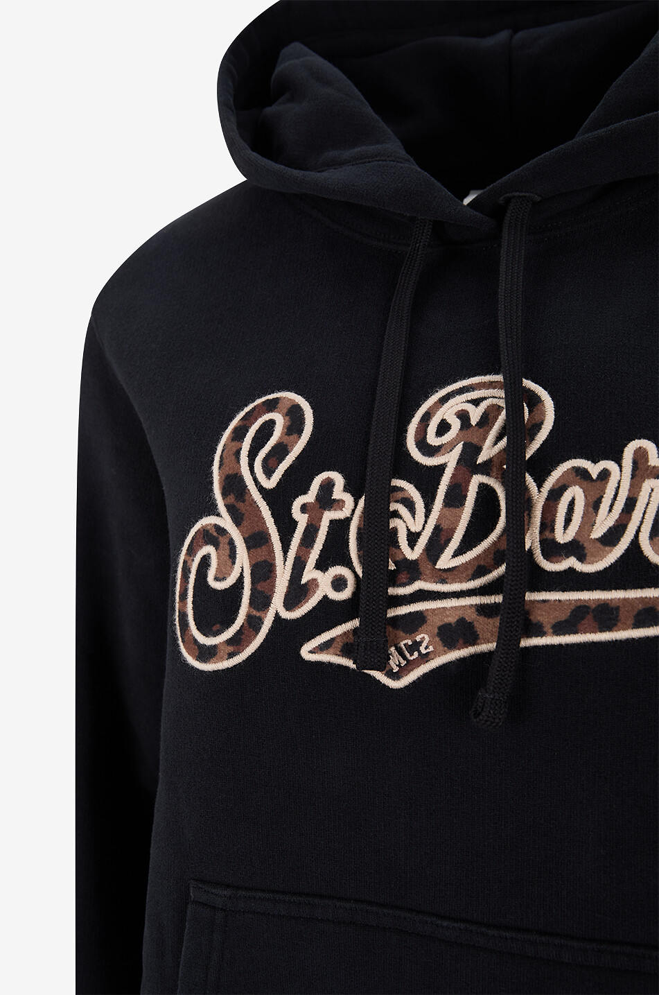 MC2 SAINT BARTH Sweat-shirt à capuche en molleton Virginia Femme NOIR 3