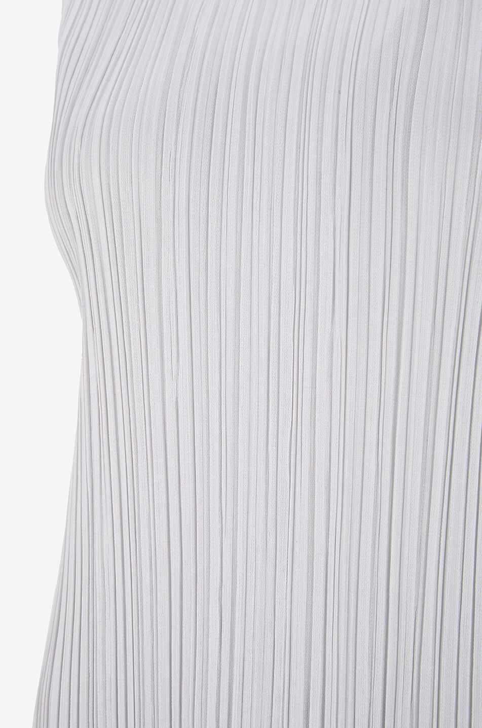 PLEATS PLEASE Ärmelloses Schlauchkleid aus plissiertem Crêpe Damen HELLGRAU 3