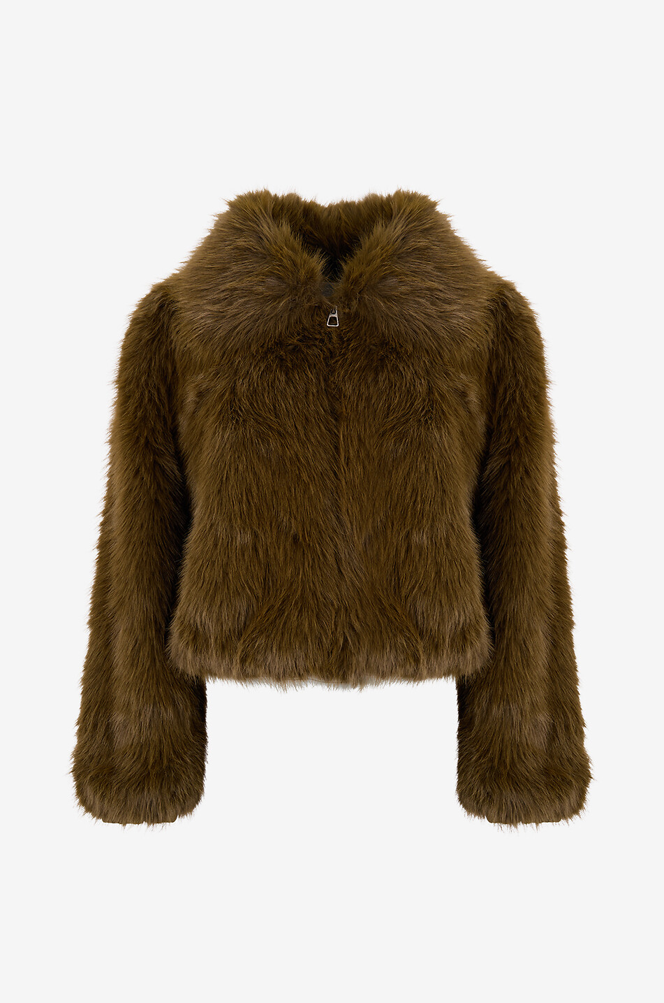Hope fluffy faux fur short coat