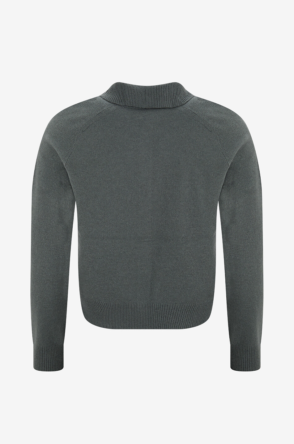 VINCE Strickjacke aus Jersey mit Stehkragen Damen GRÜN 2