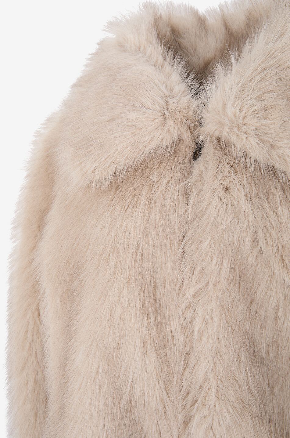 THE FRANKIE SHOP Hope faux fur short duveteux coat Women BEIGE 3