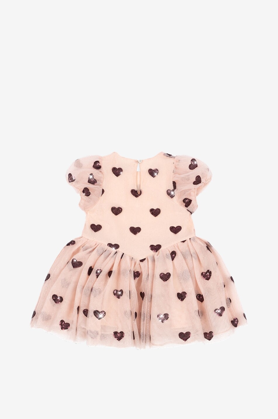 KONGES SLØJD Heartlily sequin heart tulle girl's dress Girl PINK 2