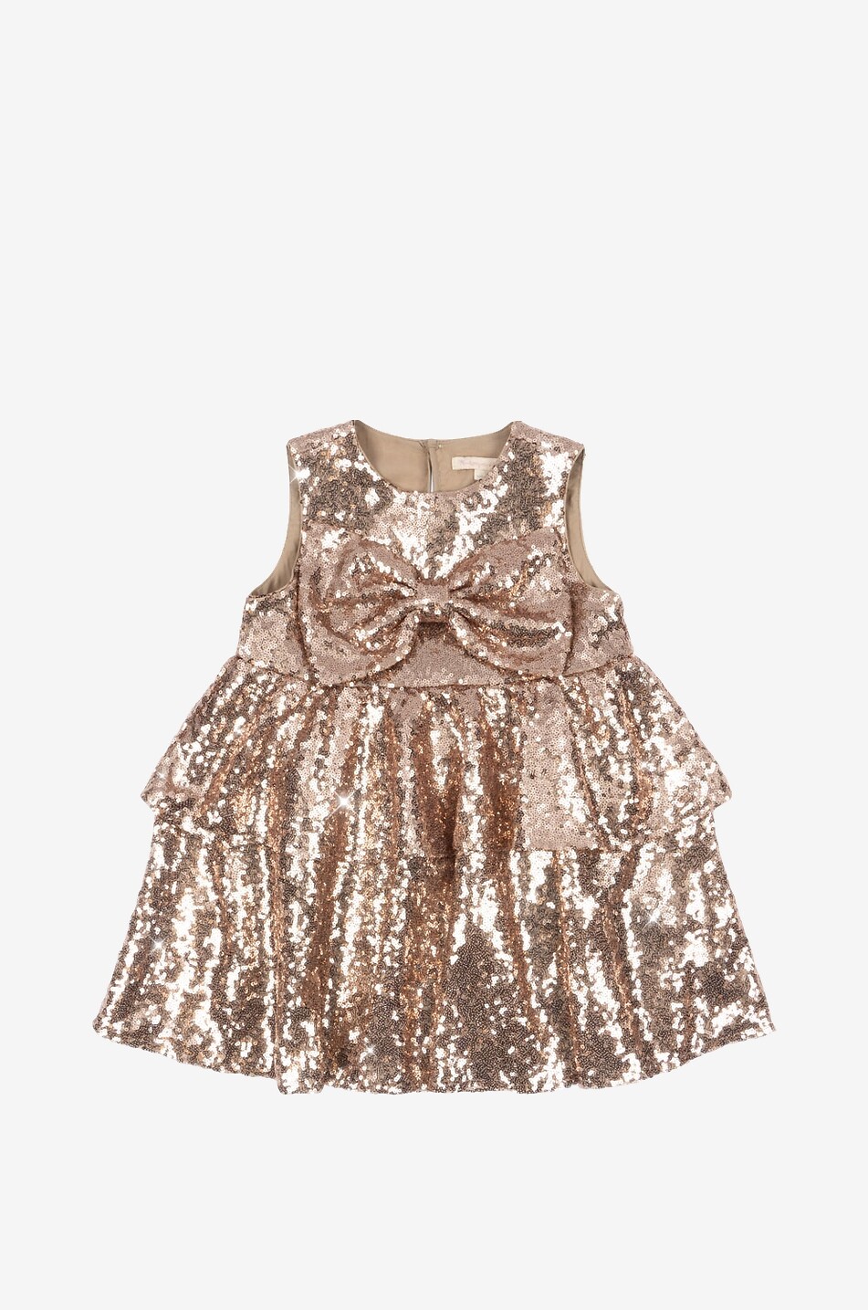 KONGES SLØJD Rosie sleeveless sequin girl's dress Girl GOLDEN 1