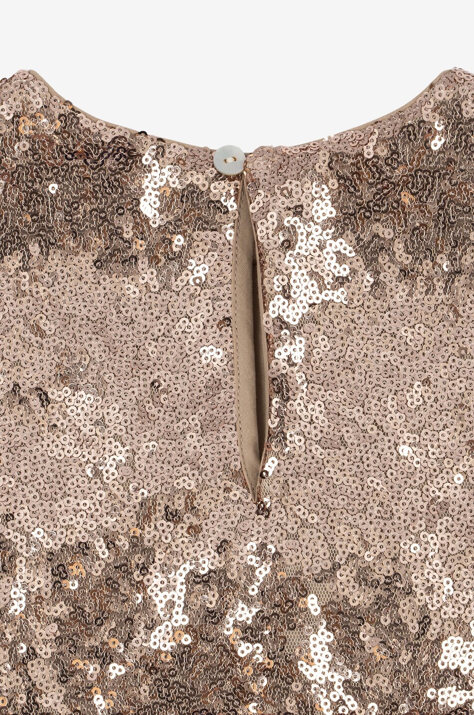 KONGES SLØJD Rosie sleeveless sequin girl's dress Girl GOLDEN 5