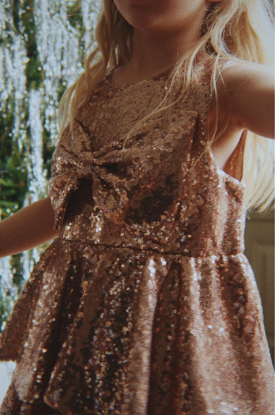 KONGES SLØJD Rosie sleeveless sequin girl's dress Girl GOLDEN 3
