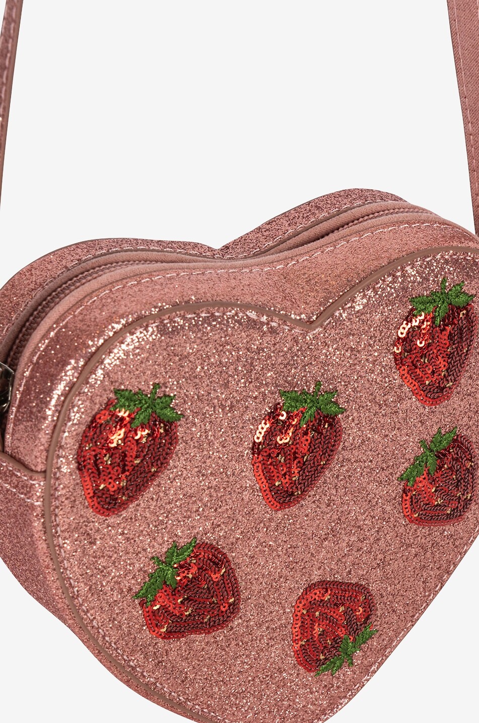 KONGES SLØJD Sac porté épaule à sequins en forme de cœur fille Tut Fille ROSE 3