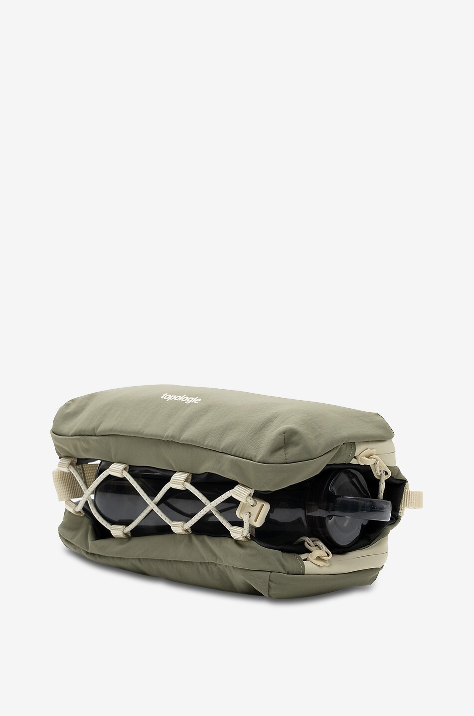 TOPOLOGIE Umhängetasche aus Nylon mit Flaschenhalterung Bottle Herren BEIGE 3