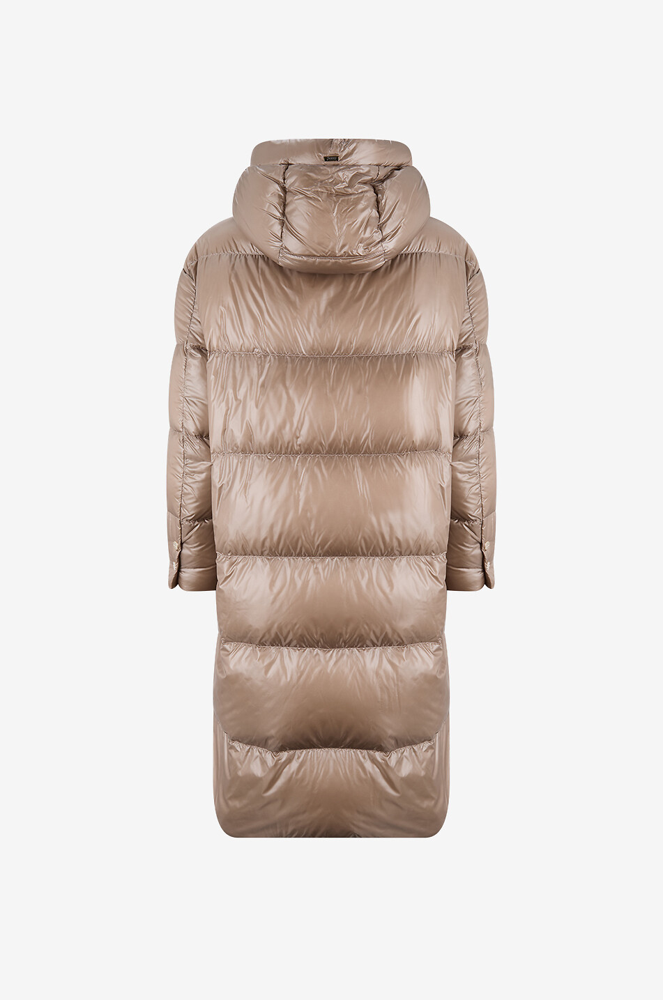 HERNO Doudoune longue matelassée à col montant Femme MARRON 2