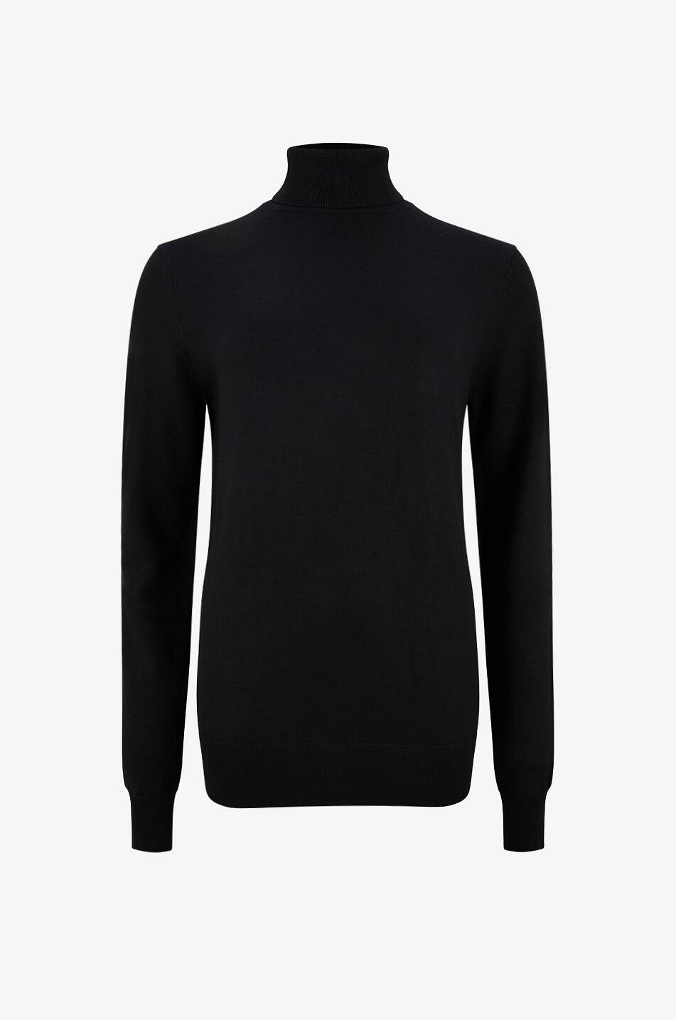 THE FRANKIE SHOP Eve fine-gauge turtleneck jumper in merino wool Women BLACK 1