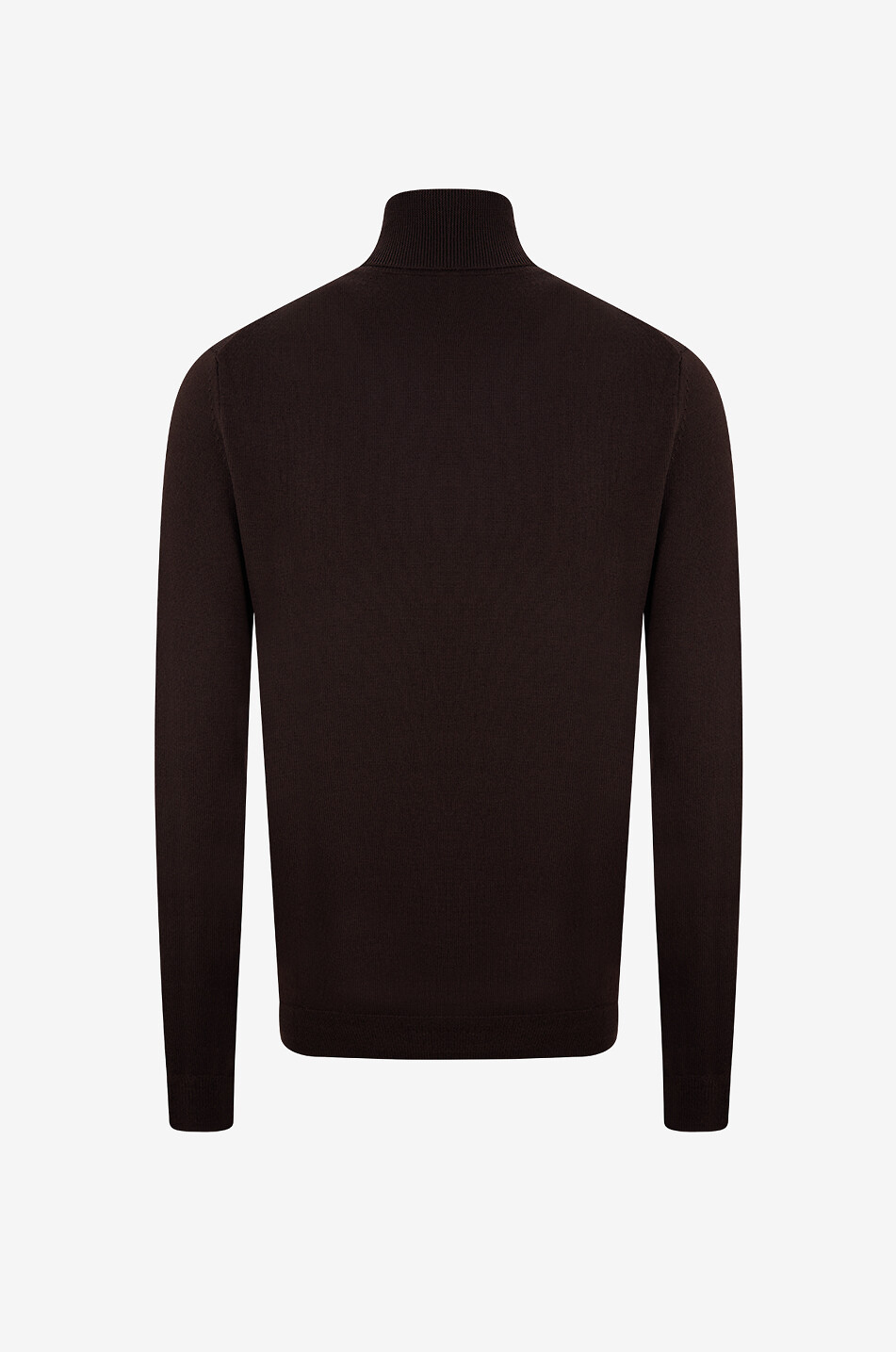 THE FRANKIE SHOP Rollkragenpullover aus Jersey Eve Damen DUNKELBRAUN 2