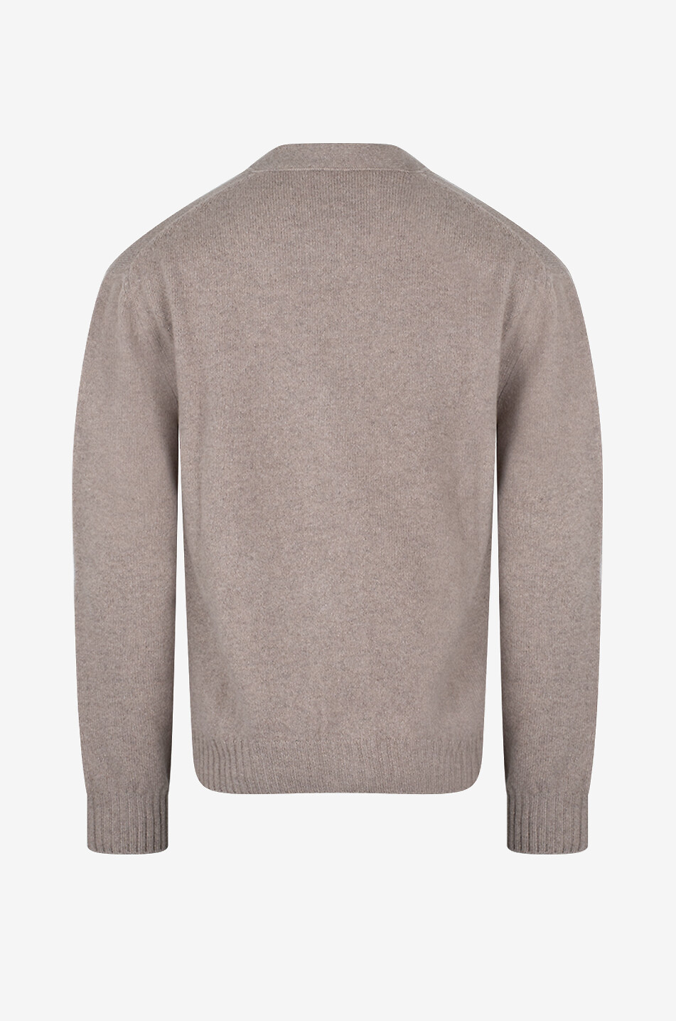 04651/ Cardigan à col v en maille à poches Homme MARRON 2