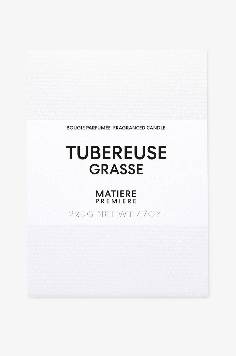 MATIERE PREMIERE Bougie parfumée Tubéreuse Grasse - 220 g Maison Incolore 2