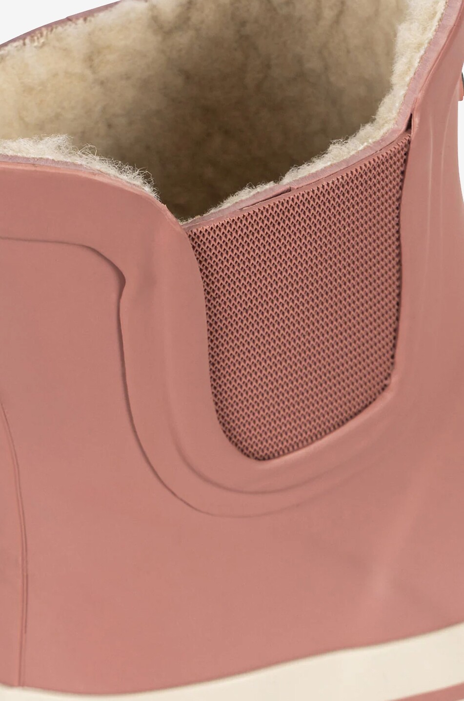 KONGES SLØJD Roi children's faux-fur lined rain boots Unisex DARK PINK 7