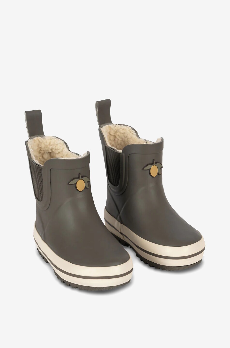 Roi children's faux-fur lined rain boots