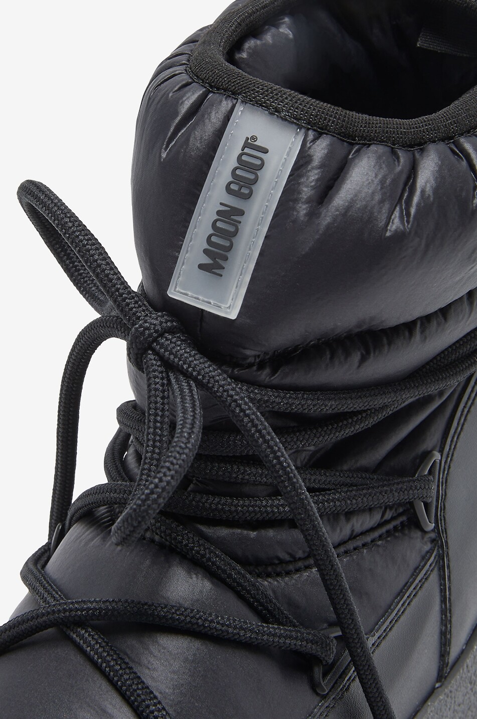 MOON BOOT Schneestiefel aus gestepptem Nylon Ltrack Low Damen SCHWARZ 4