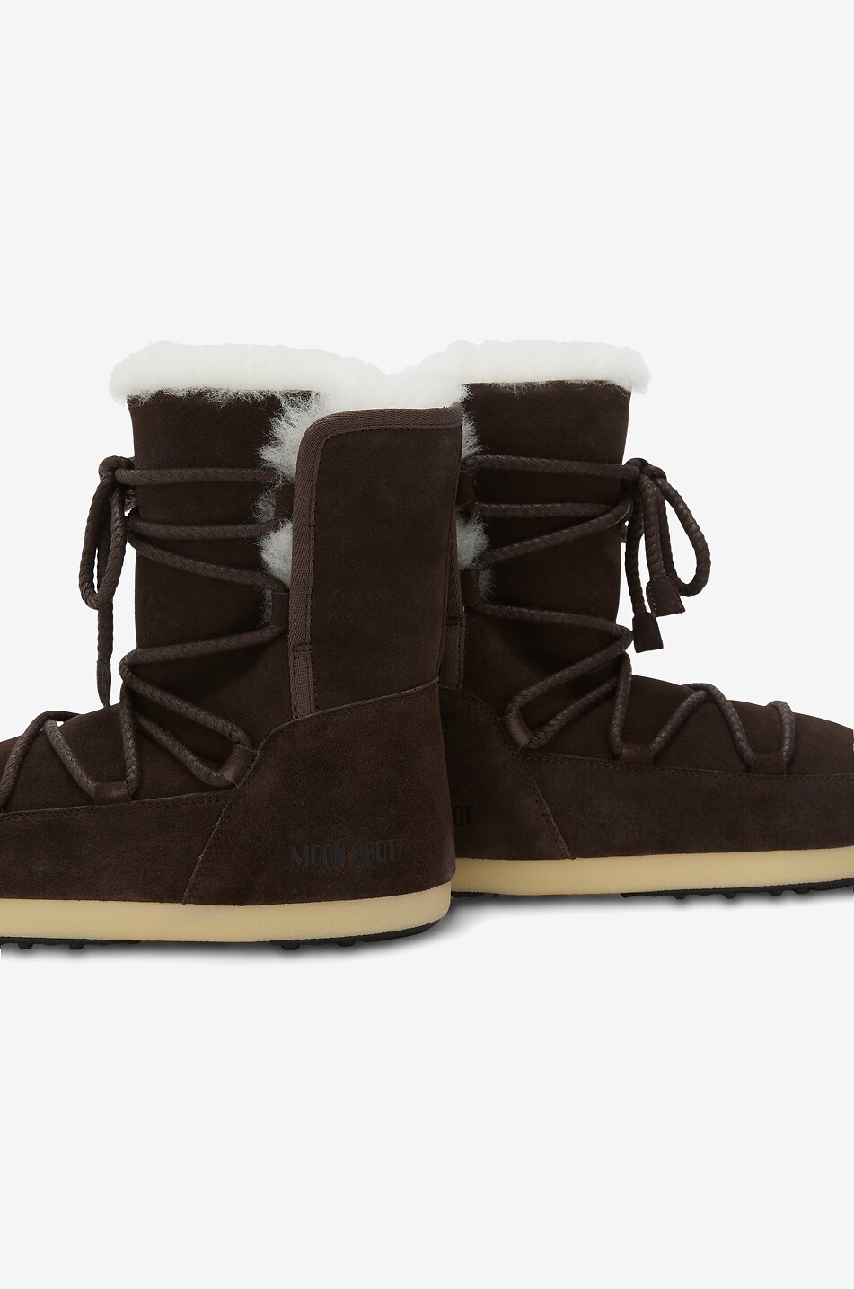 MOON BOOT Bottes après ski en daim EVX Femme MARRON FONCÉ 4