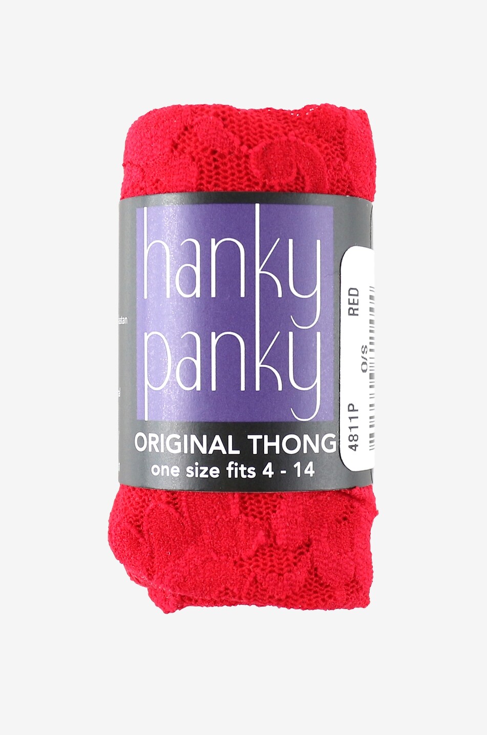 HANKY PANKY High-waisted lace string thong Women RED 2
