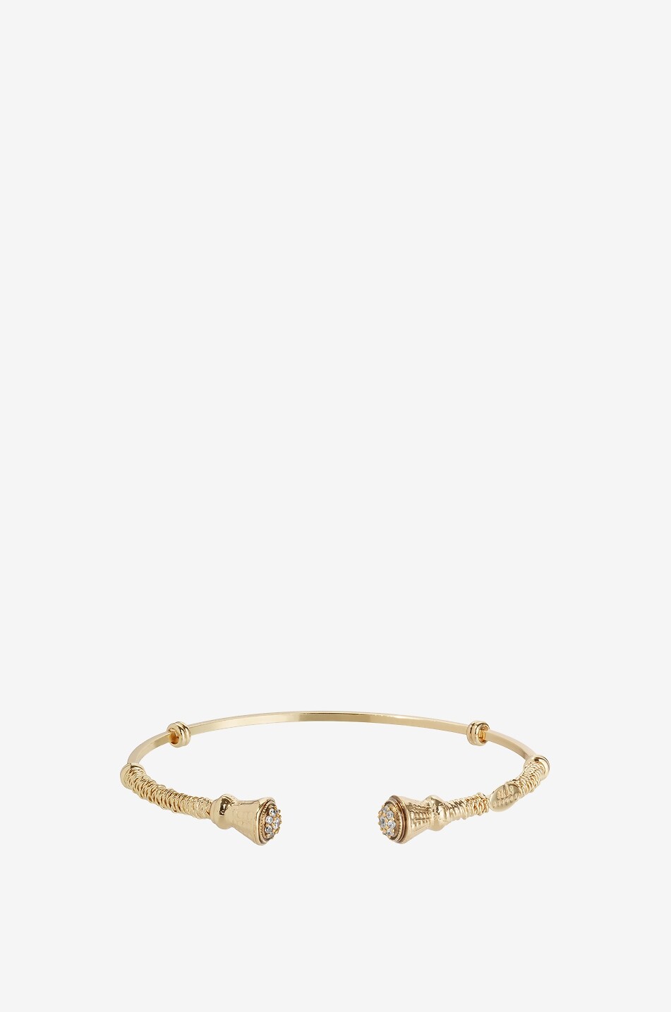 GAS BIJOUX Goldener Armreif mit Strass Épique Grand Modèle Damen GOLDEN 1
