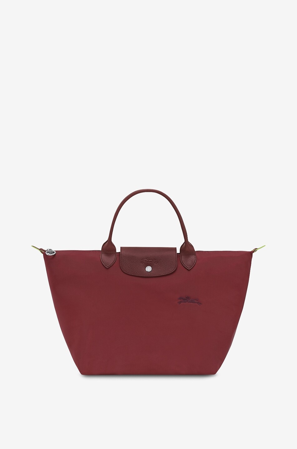 LONGCHAMP Sac à main Le Pliage Green M Femme ROUGE FONCÉ 1