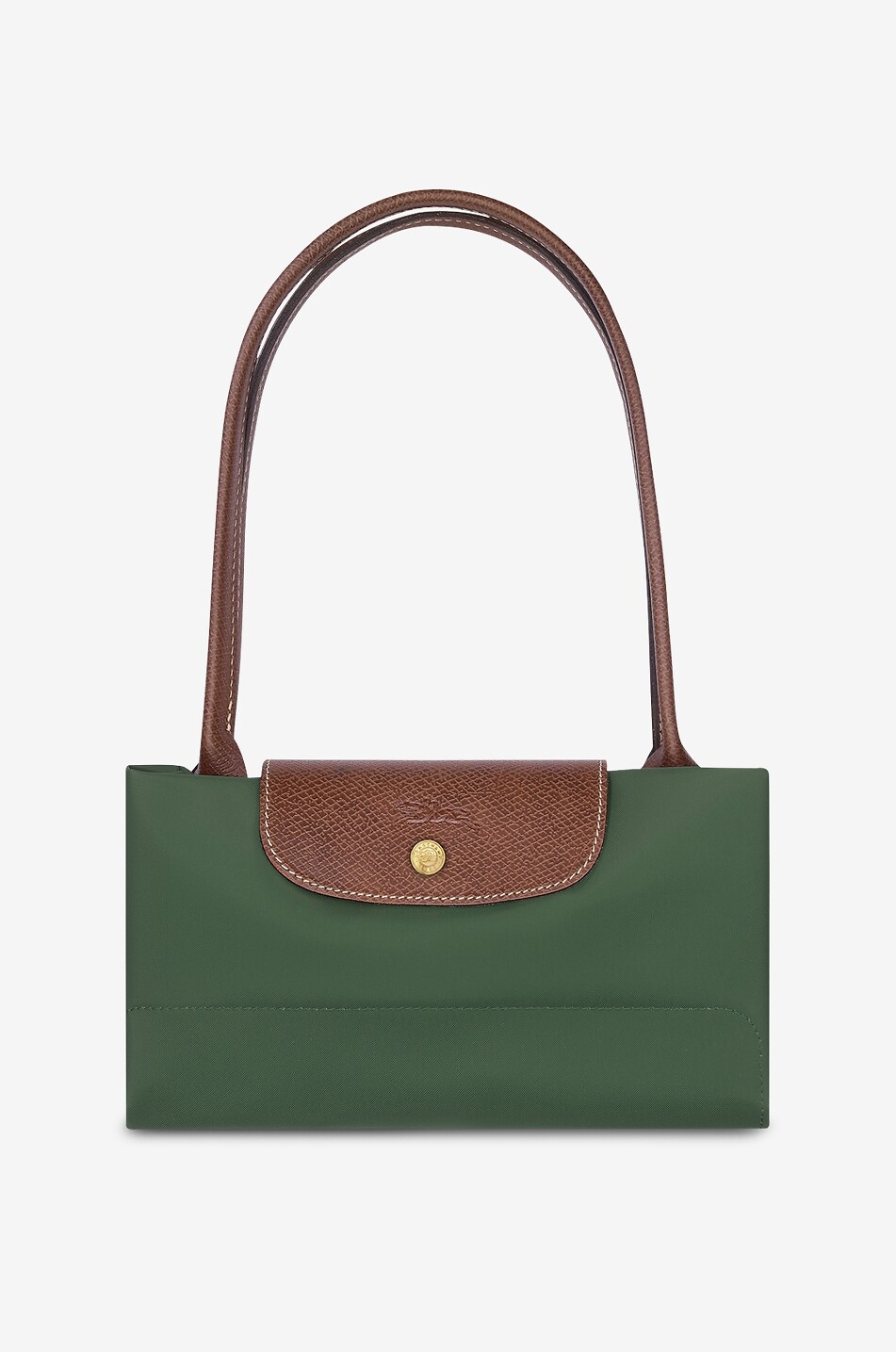 LONGCHAMP Le Pliage Original M coated canvas tote bag Women GREEN 4