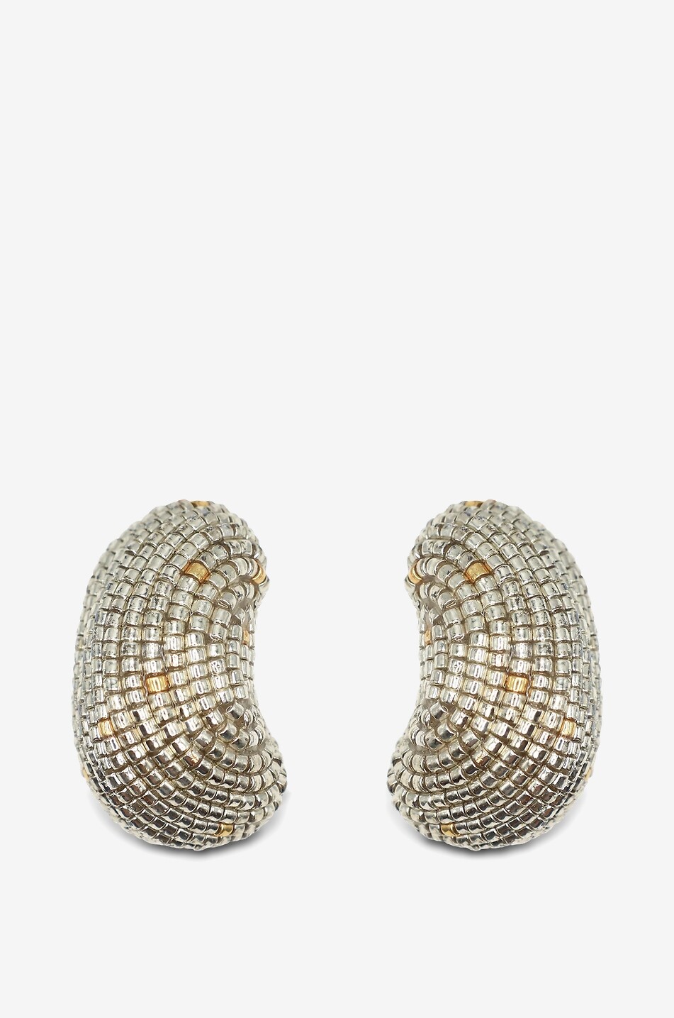 SUSANA VEGA Clous d'oreilles en perles de verre Mini Arele Femme ARGENT 1