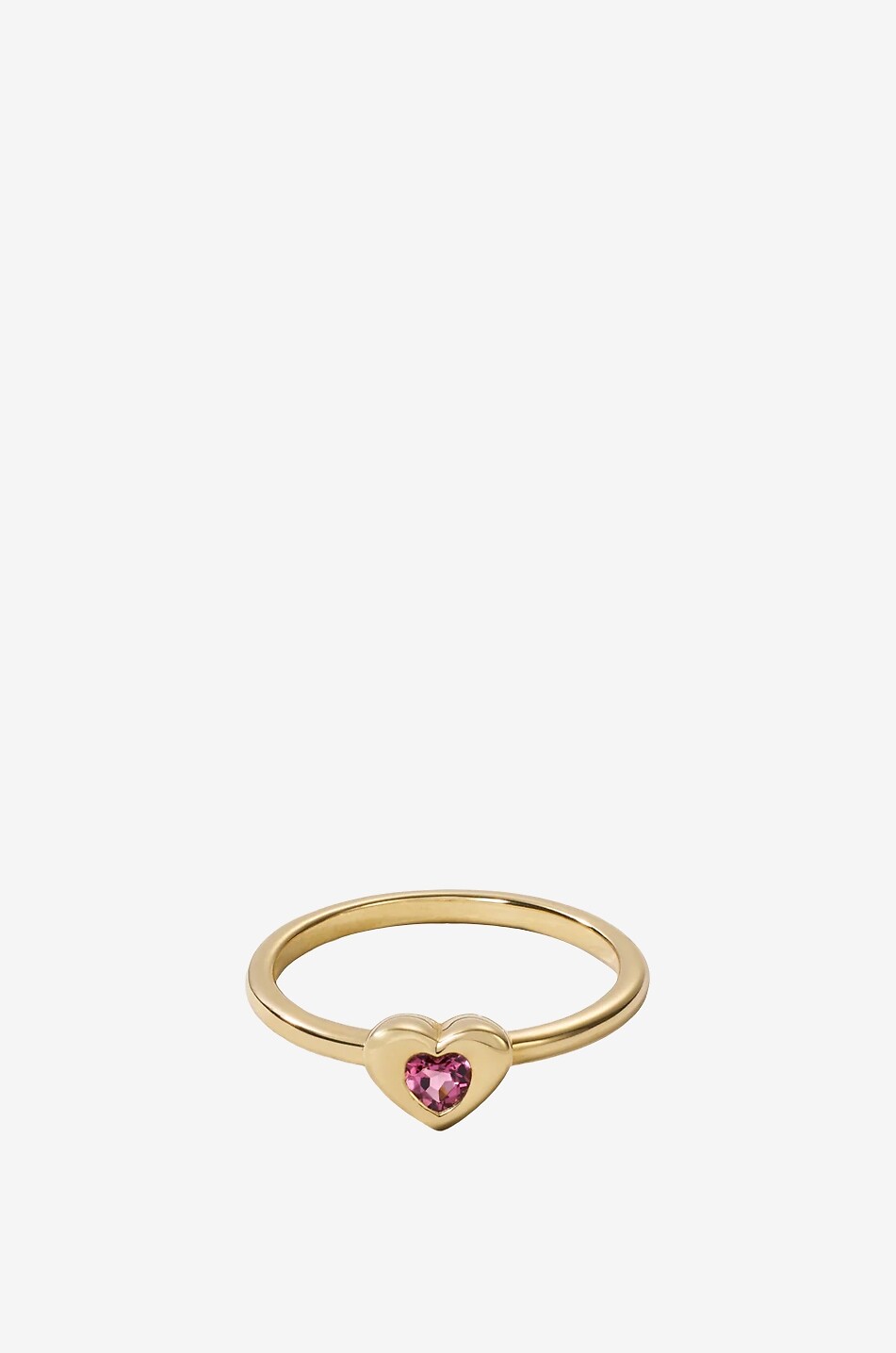 Goldring mit Herzturmalin True Love