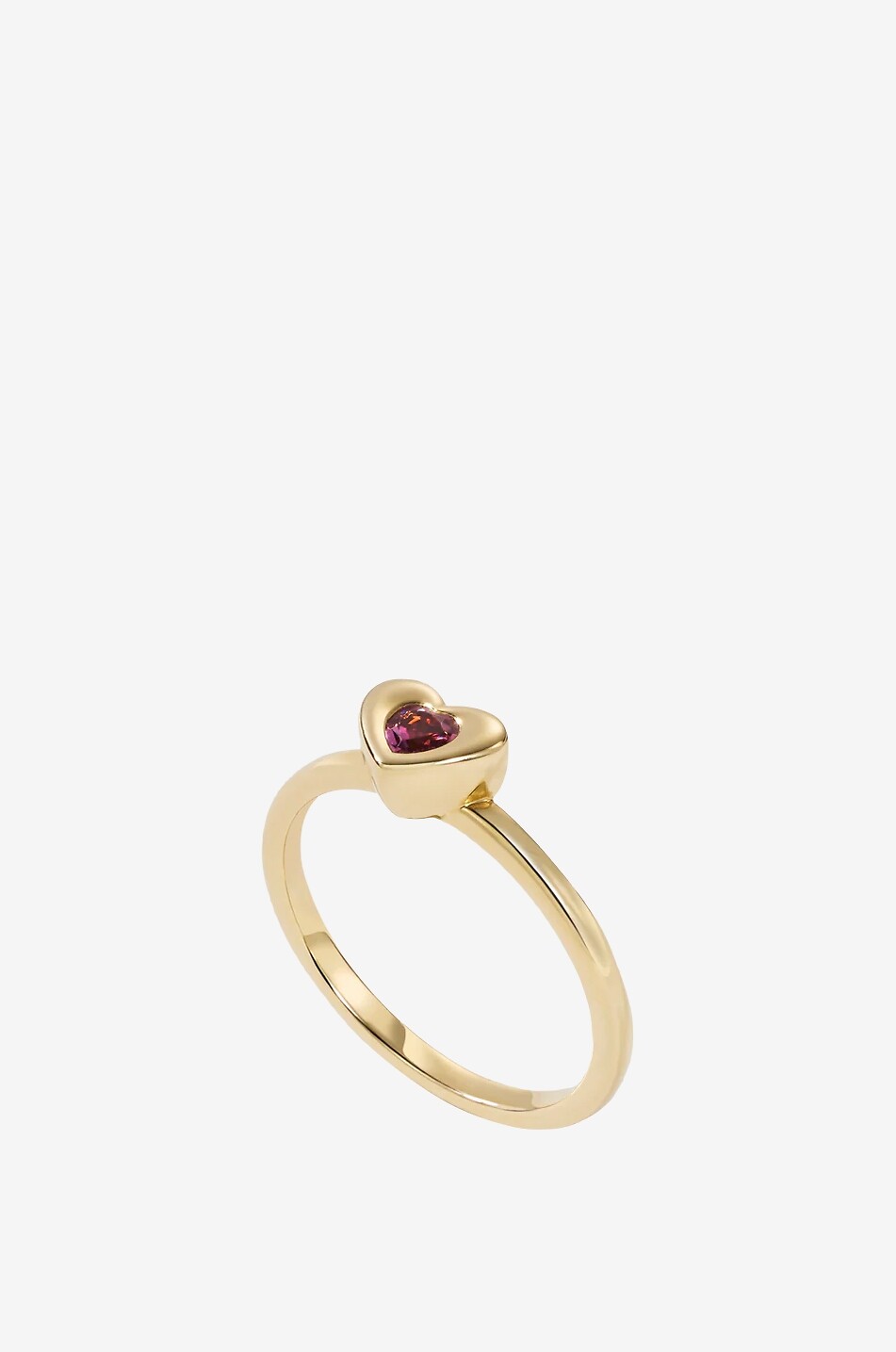 ROXANNE FIRST Goldring mit Herzturmalin True Love Damen ROSA 2