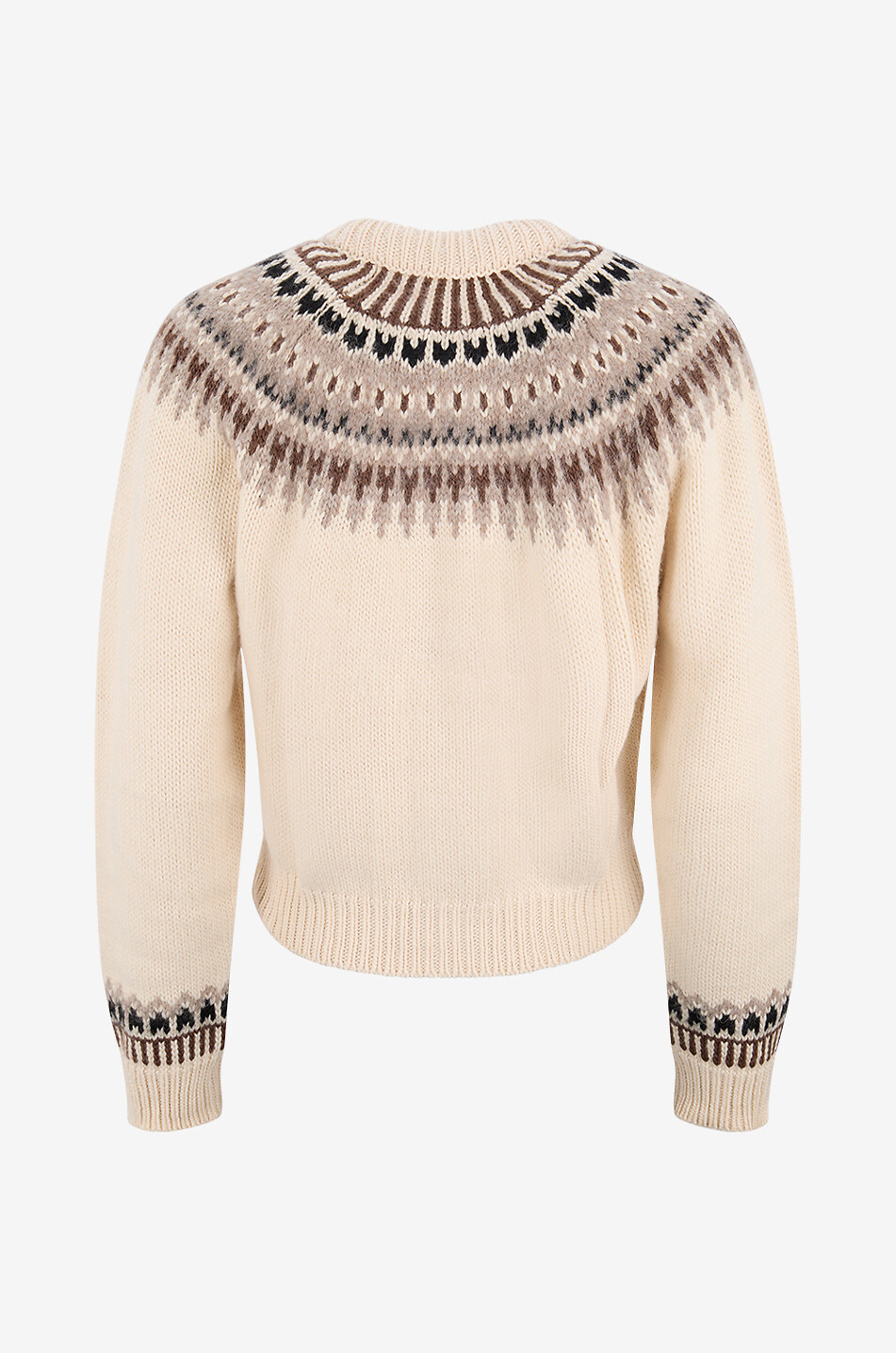 DÔEN Cardigan aus Merinowolle mit Rundhalsausschnitt Clarke Damen BEIGE 2