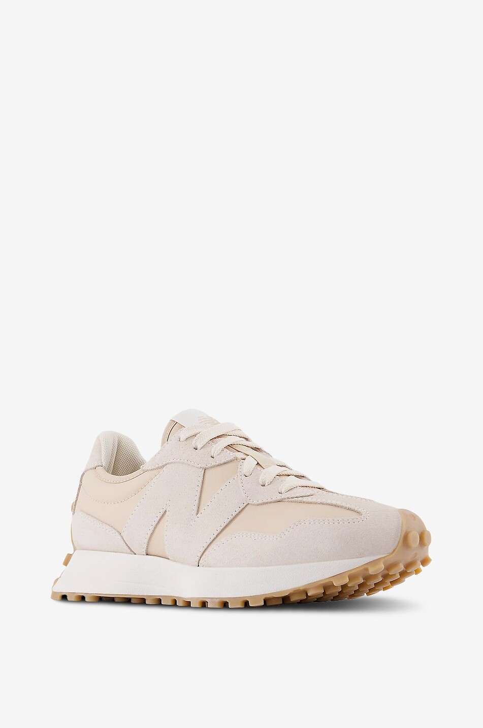 327 suede and nylon lace-up low-top sneakers
