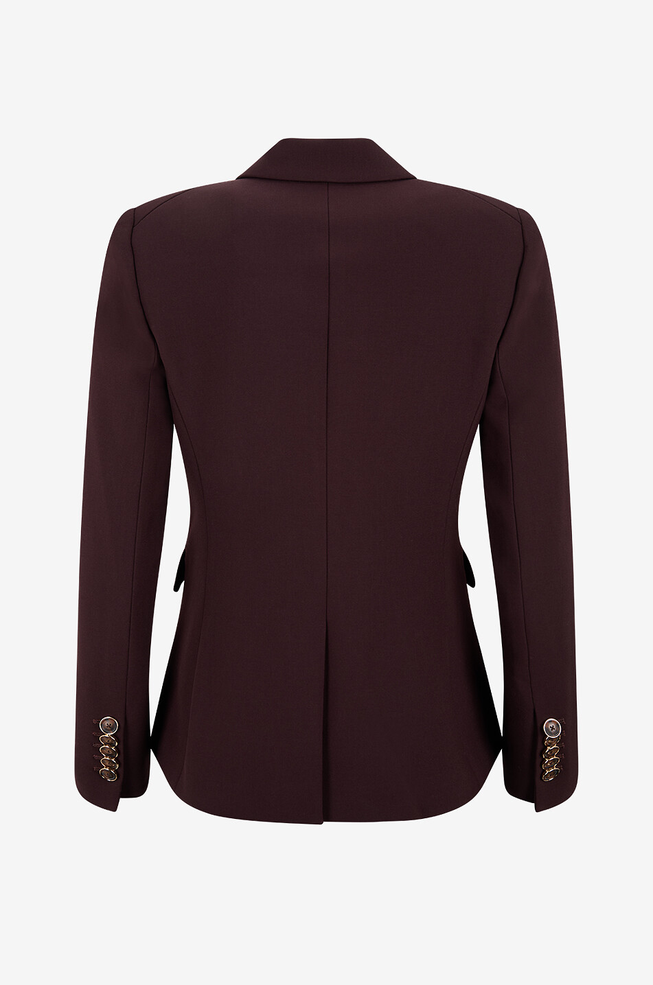 VERONICA BEARD Miller Dickey canvas double-breasted blazer Women DARK RED 2