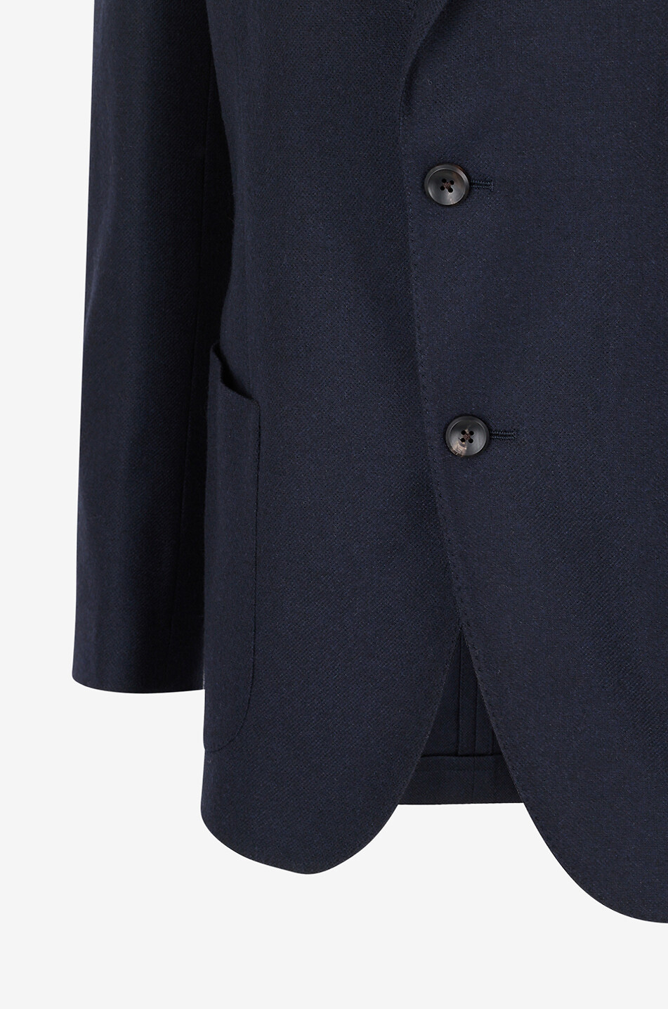 GIAMPAOLO Einreihiger Blazer aus Wolle und Kaschmir Herren DUNKELBLAU 3