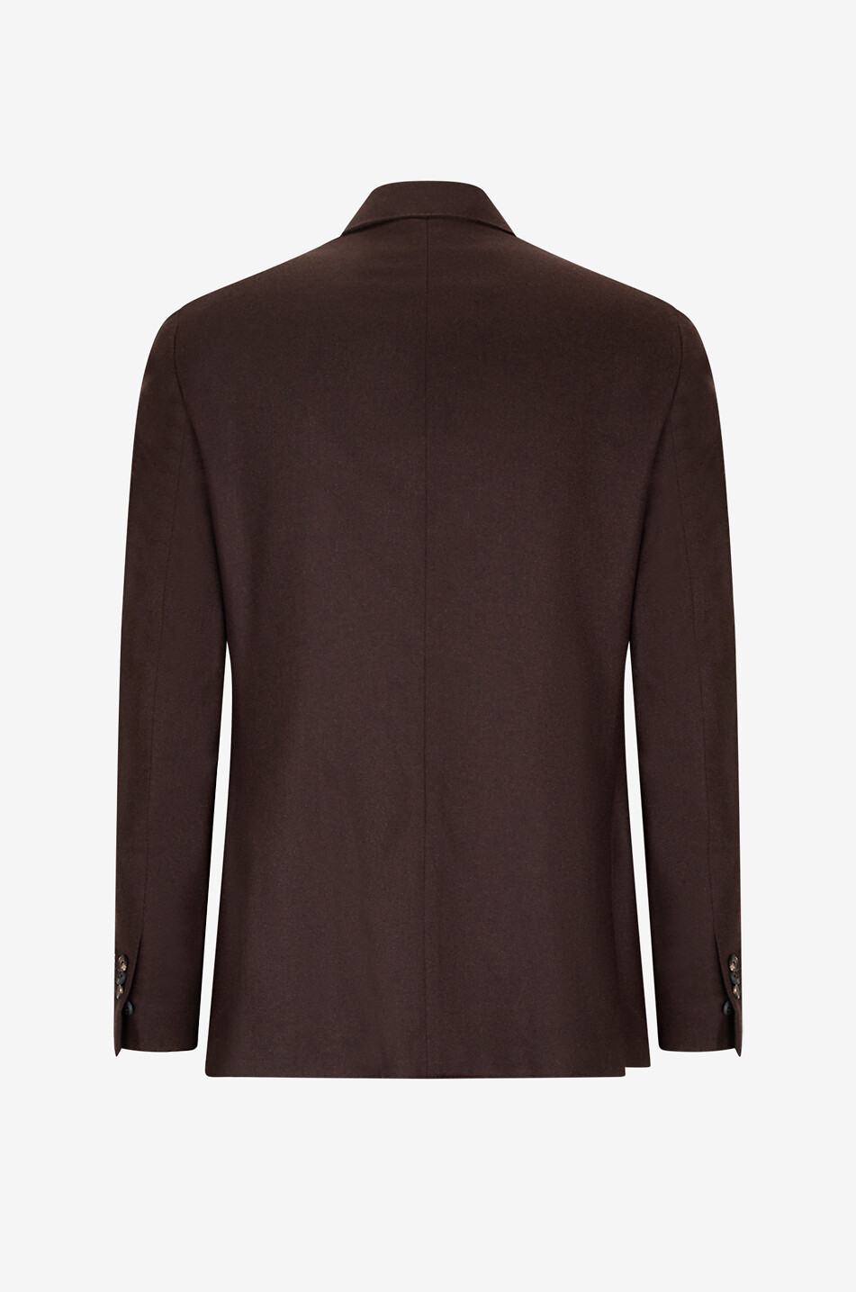 GIAMPAOLO Einreihiger Blazer aus Wolle und Kaschmir Herren DUNKELBRAUN 2